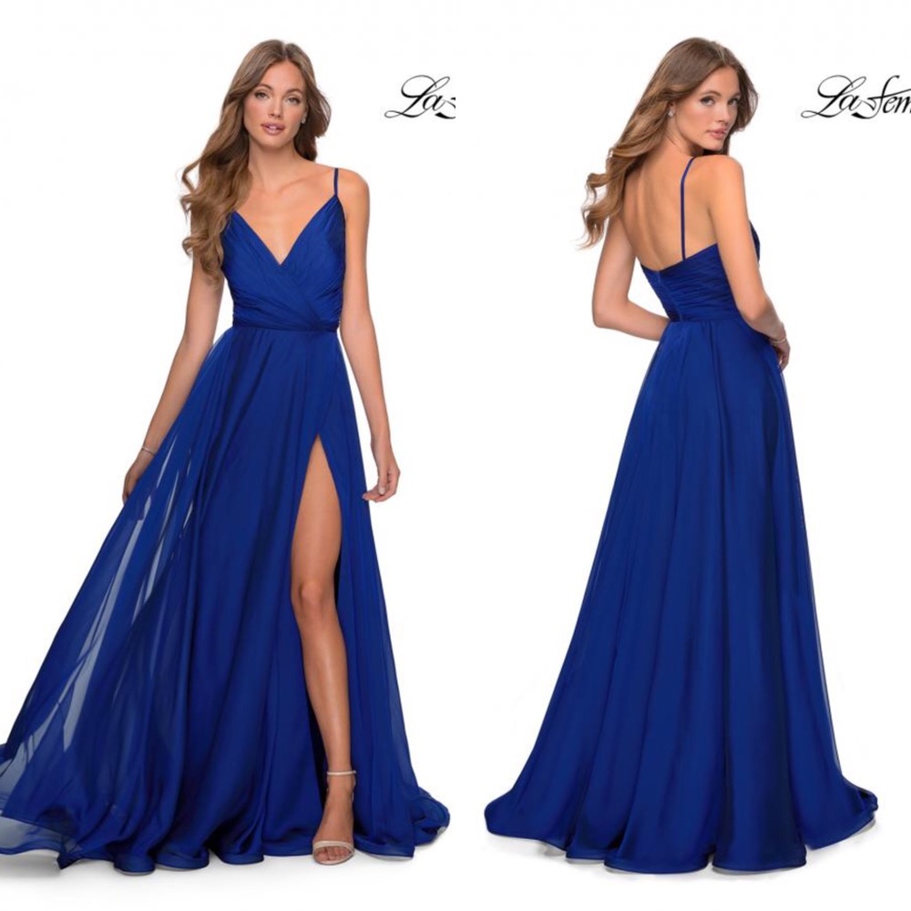 Stunning holiday party prom la femme party gown size 4